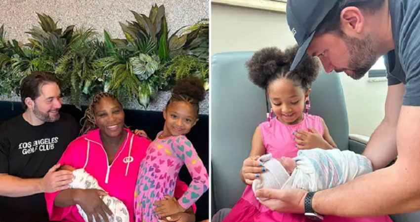The 'GMOAT': Serena Williams gives birth to second child