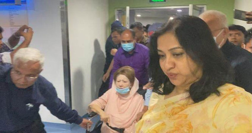 Khaleda to go home from Evercare Hospital afternoon