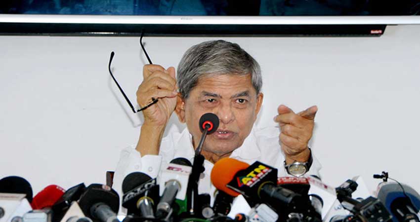 Attack on BNP convoy in Natore show who are doing arson: Fakhrul