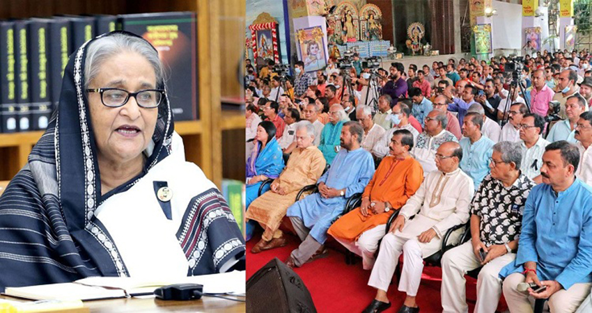 Don't think you as minorities, PM tells Hindus in Bangladesh