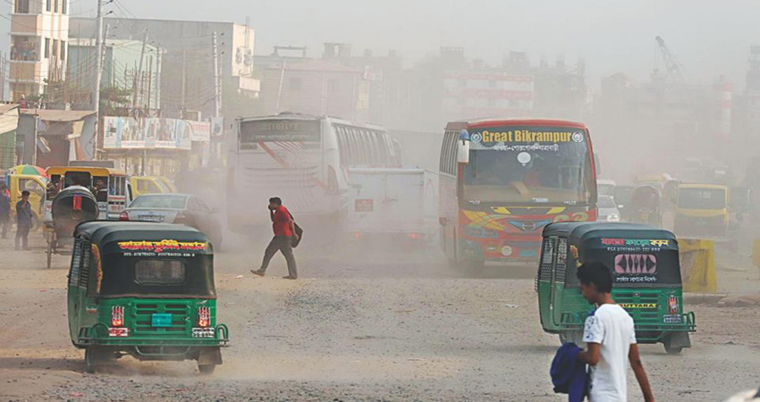 Dhaka’s air quality turns 'unhealthy' again