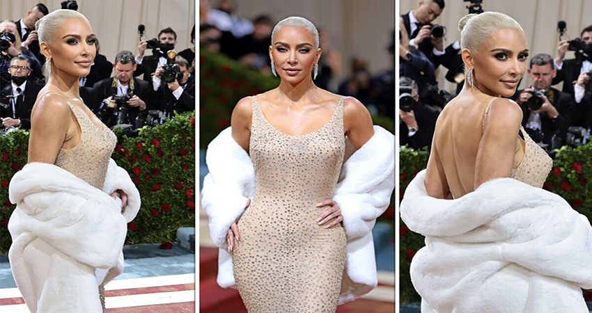 Kim Kardashian accused of damaging Marilyn Monroe dress at Met gala