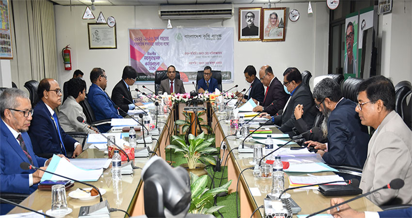 Bangladesh Krishi Bank holds business review meeting for 2022-2023