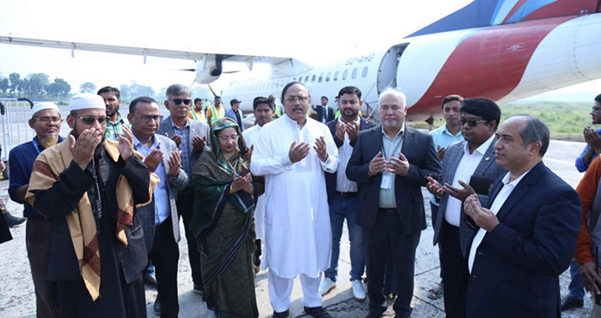 Novoair starts Rajshahi-Cox's Bazar direct flight