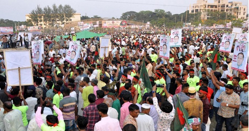 Thousands BNP leaders, workers at Barishal rally venue