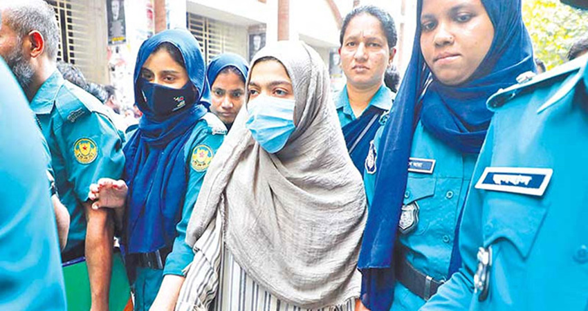 Bushra denied bail, sent to jail in Buet student Fardin murder case