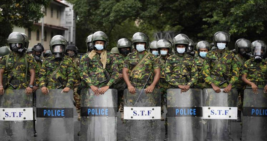 Sri Lankan president urged not to use force on protesters