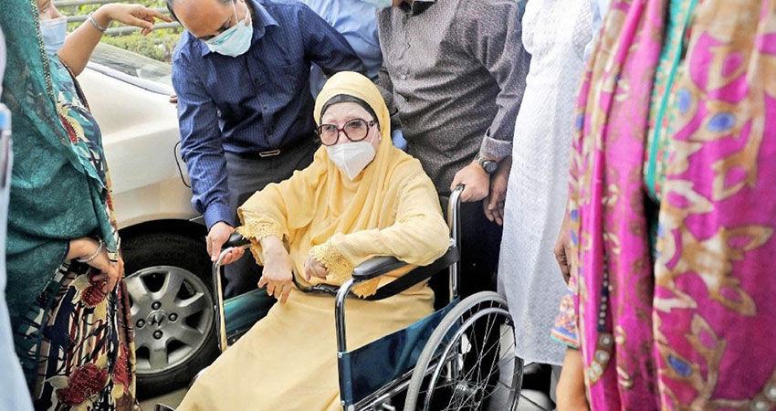 Khaleda Zia to return home from hospital Monday or Tuesday