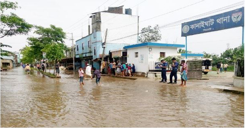 Sylhet, Sunamganj sadar among 18 upazilas go under flood water