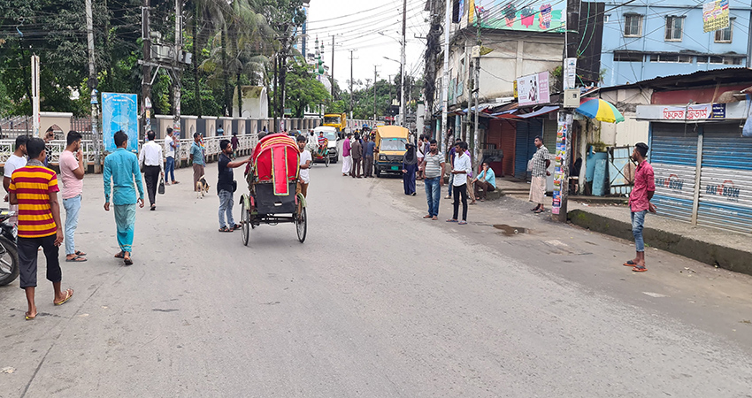 Commuters suffer amid indefinite transport strike in Sylhet