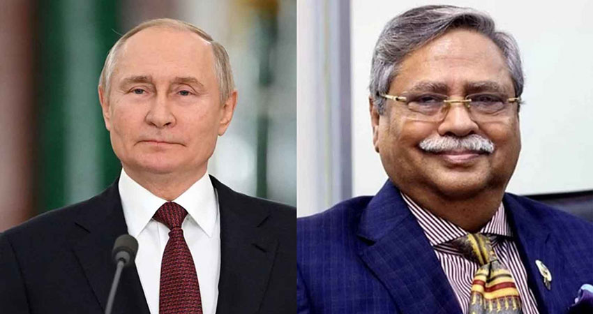 Putin congratulates President-elect of Bangladesh Md Shahabuddin