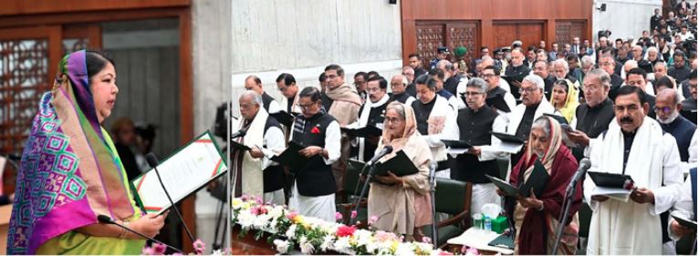 All newly elected MPs were sworn in