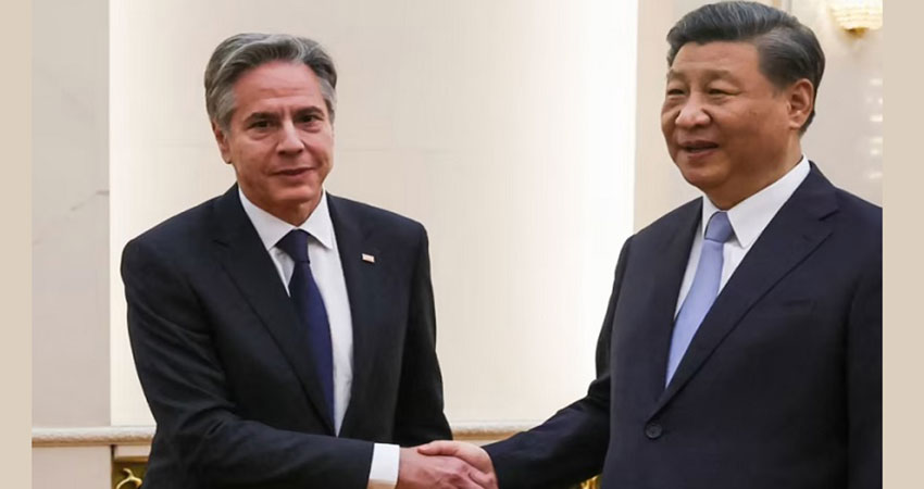 Xi holds talks with Blinken in Beijing