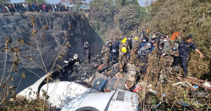 Nepal plane crashes with 72 people on board