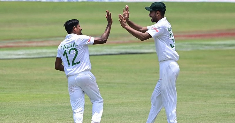 Taijul strikes twice to torment Sri Lanka in first Test