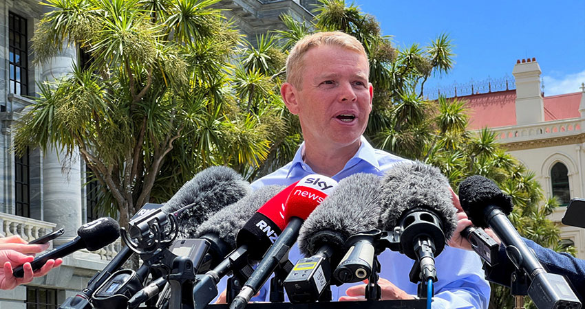 Hipkins to be New Zealand's new PM