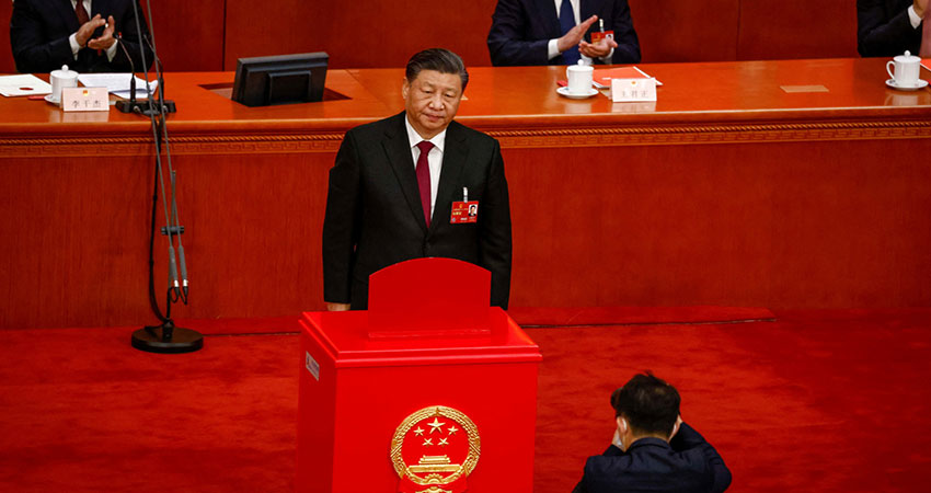 Xi Jinping elected as China's president for a third term