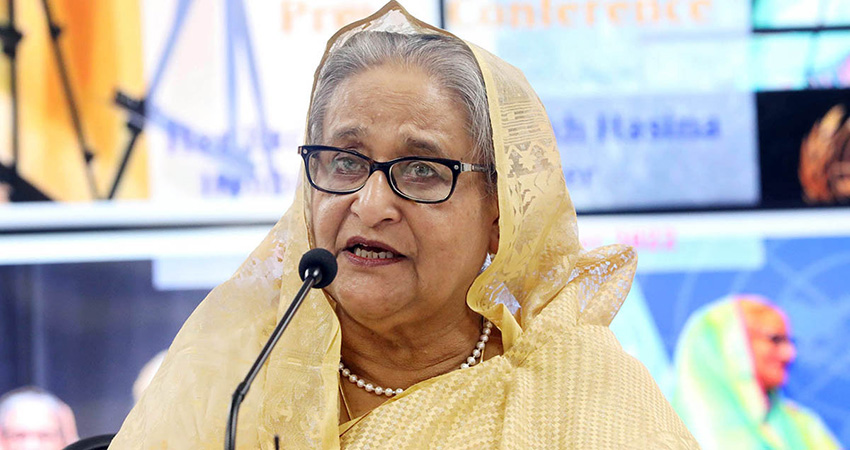 Tell world about BNP's misrule, PM Hasina asks expats