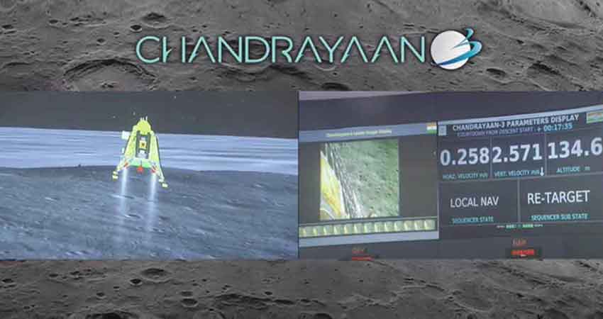 Chandrayaan-3 lands on moon in historic moment for India