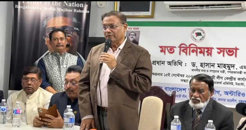 Despite negative campaigns, AL to come to power: Hasan Mahmud