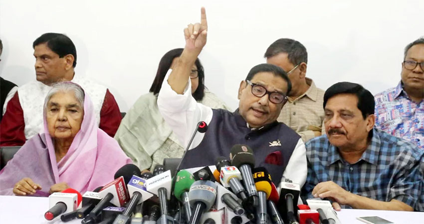 BNP's agitation can't stop 7 January election: Quader