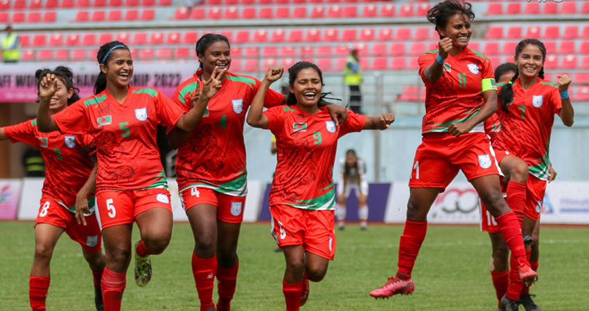 History made - Bangladesh girls win maiden Saff football championship