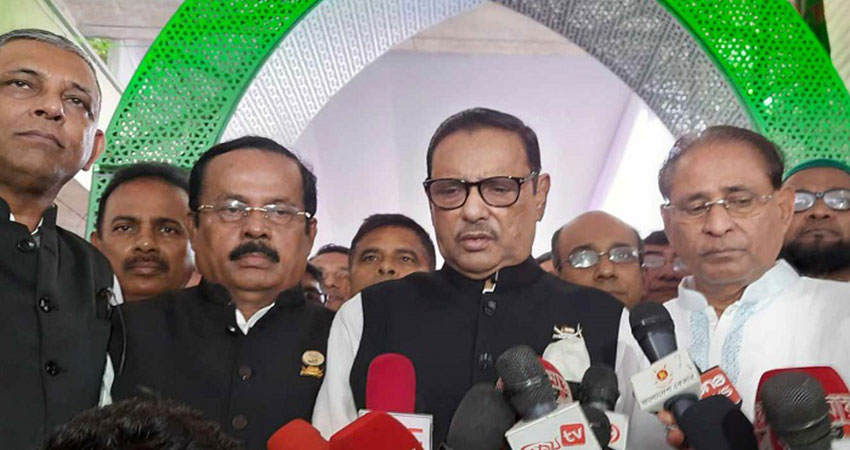 Polls won’t stop if one or two parties do not participate: Quader