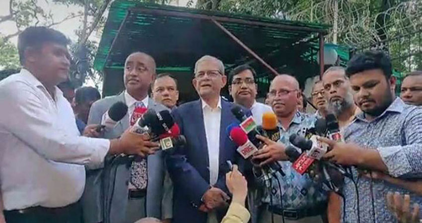 Fair elections not possible without non-partisan government: Mirza Fakhrul