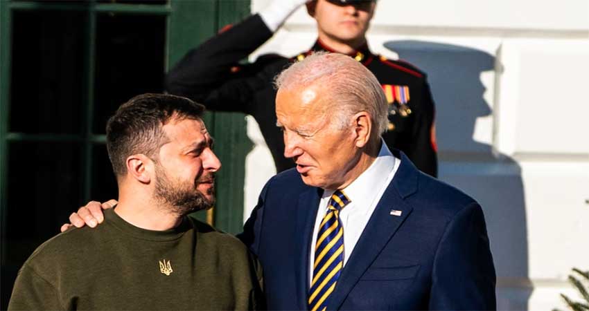 US President Biden pledges military aid during Kyiv visit