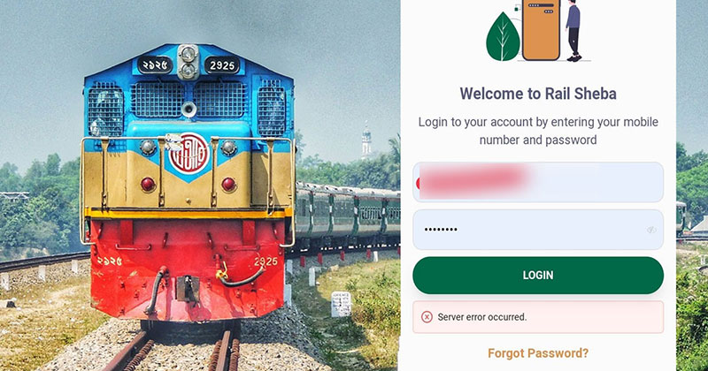 Server glitch delays train ticket sale