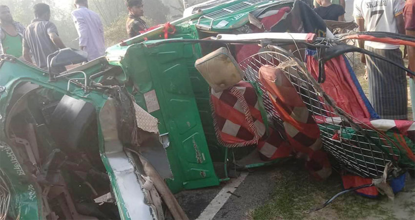 Three killed, 3 injured in Cox’s Bazar road crash