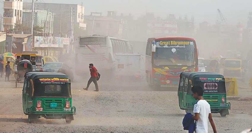 Dhaka’s air quality worsens again