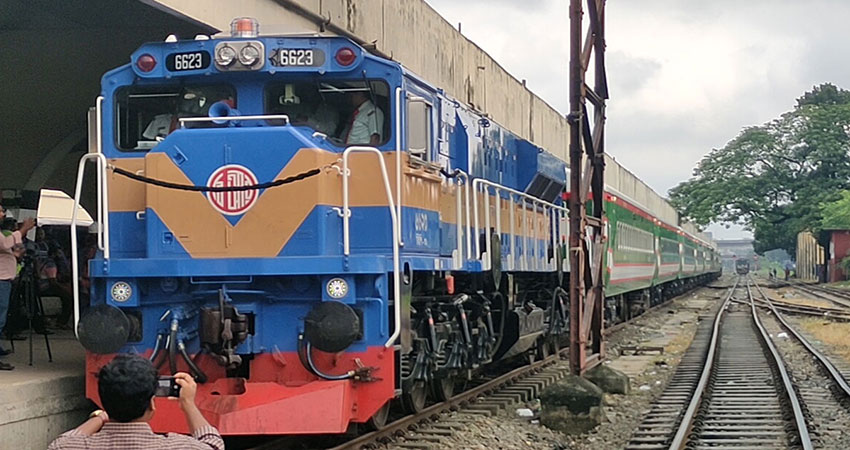 Test run of train on Dhaka-Bhanga route begins