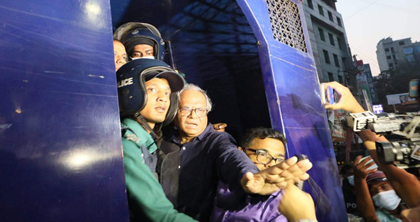 BNP leader Rizvi arrested