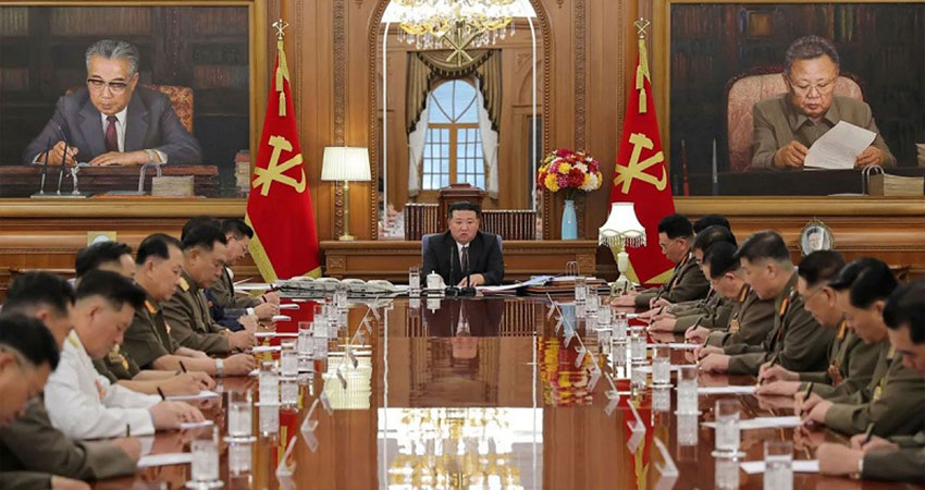 North Korea's Kim fires top general, calls for war preparations