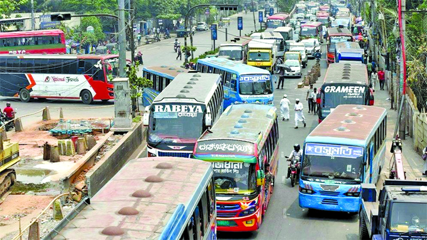 Dhaka bus route overhaul planned to reduce traffic chaos