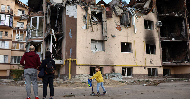 A damaged Ukraine, a damaged world