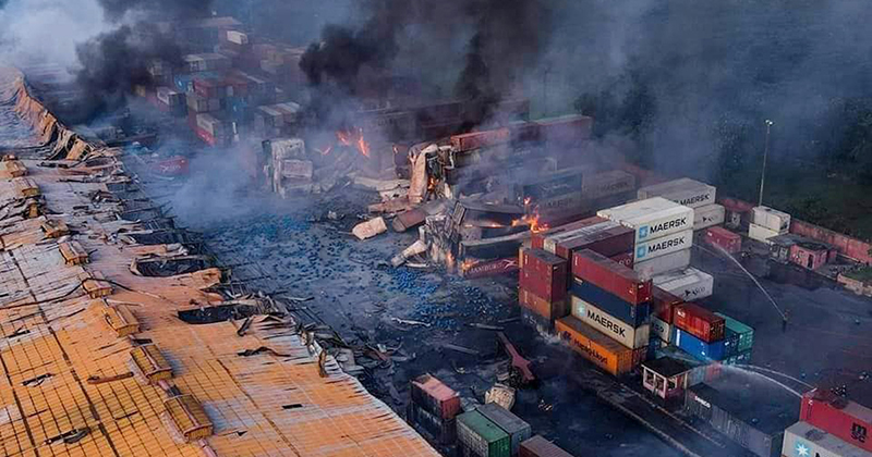 Massive fire at Ctg container depot: Death toll climbs to 45