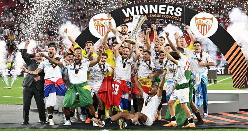 Sevilla in seventh heaven after Europa League win