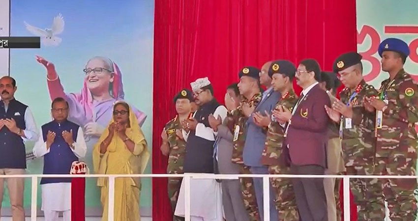 PM Hasina opens Kalshi flyover, 6-lane road to traffic