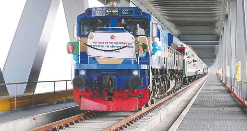 Passenger trains to run on Padma Bridge from Oct