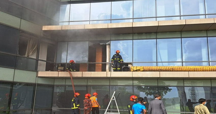 Fire at DNCC building doused