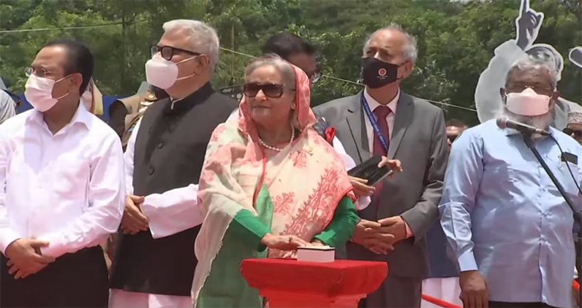 PM Hasina inaugurates Padma Bridge