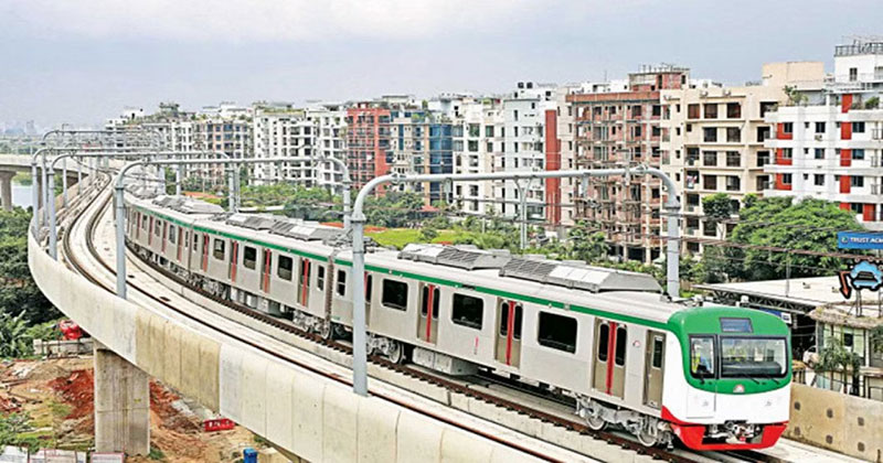 Metro rail's test run from Agargaon to Motijheel begins Friday