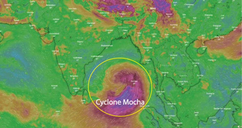 Cyclone Mocha intensifies into severe cyclonic storm