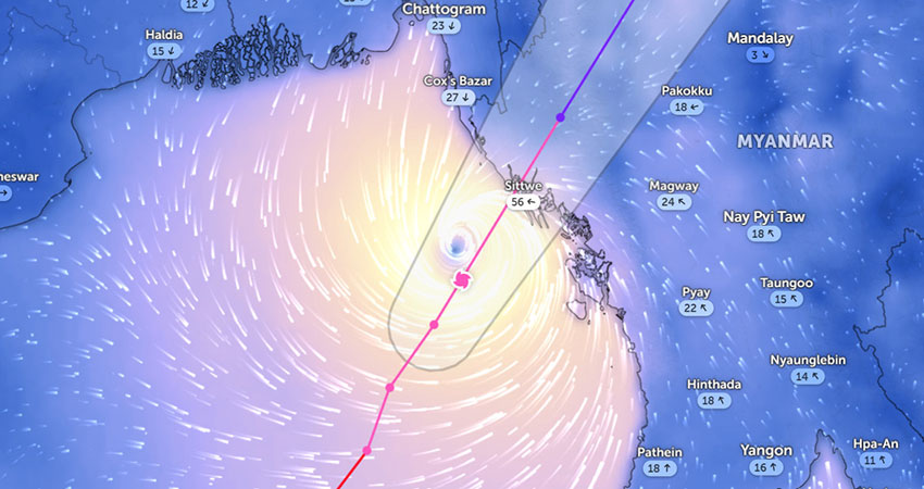 Cyclone Mocha peripheral effect starts in Chittagong, Barisal coastal areas