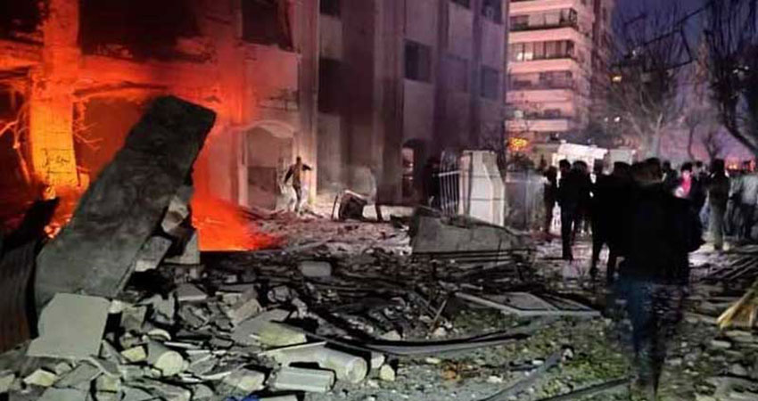 Israeli missile strikes building in central Damascus, five dead