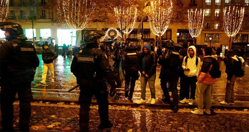 Riots broke out in French cities following loss to Argentina in World Cup