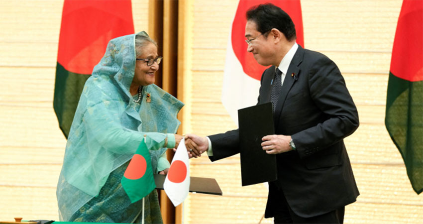 Dhaka, Tokyo decide to enhance cooperation in defense, economy