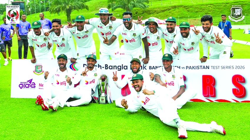 Bangladesh crush Pakistan in 2nd test to sweep series